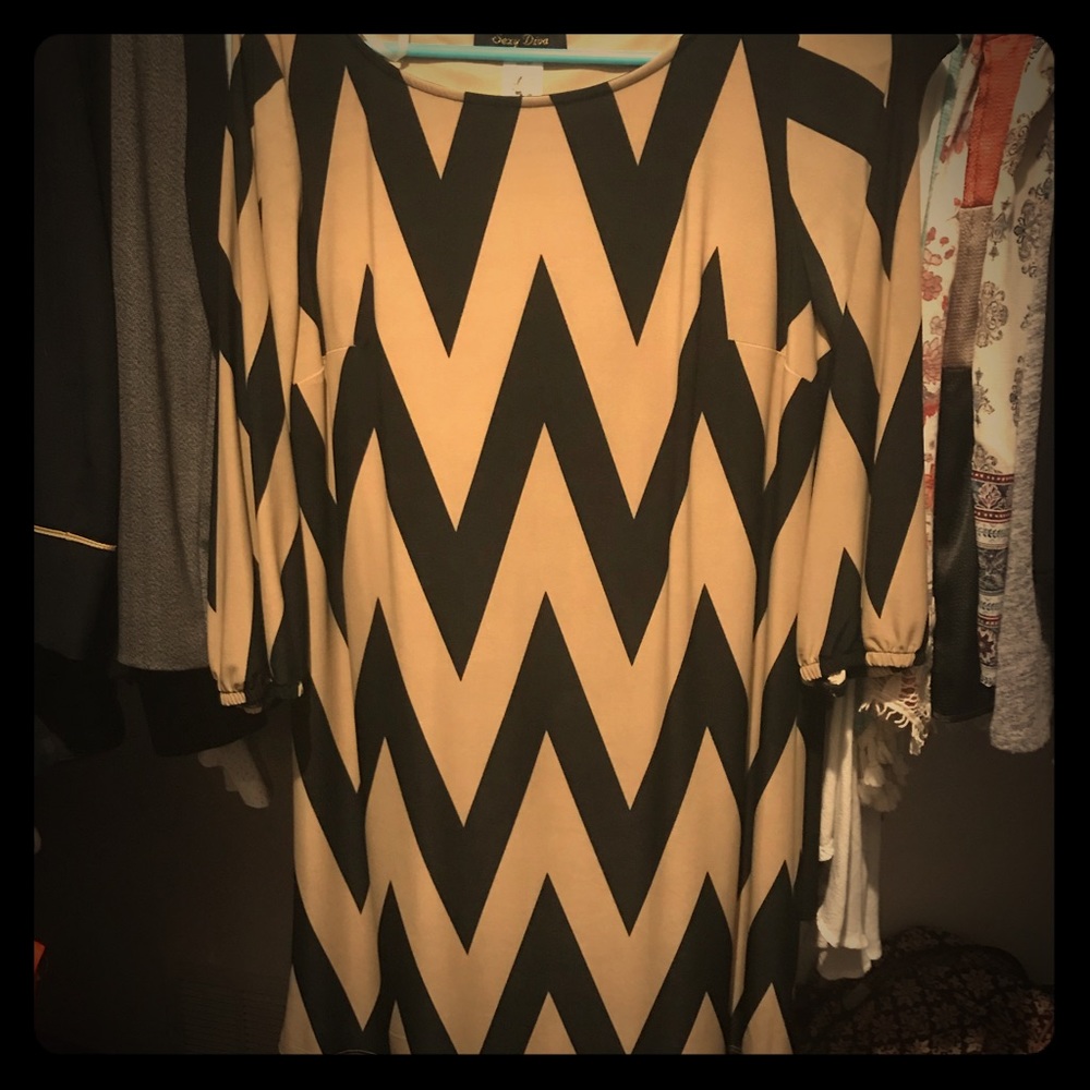 Boutique Chevron Dress